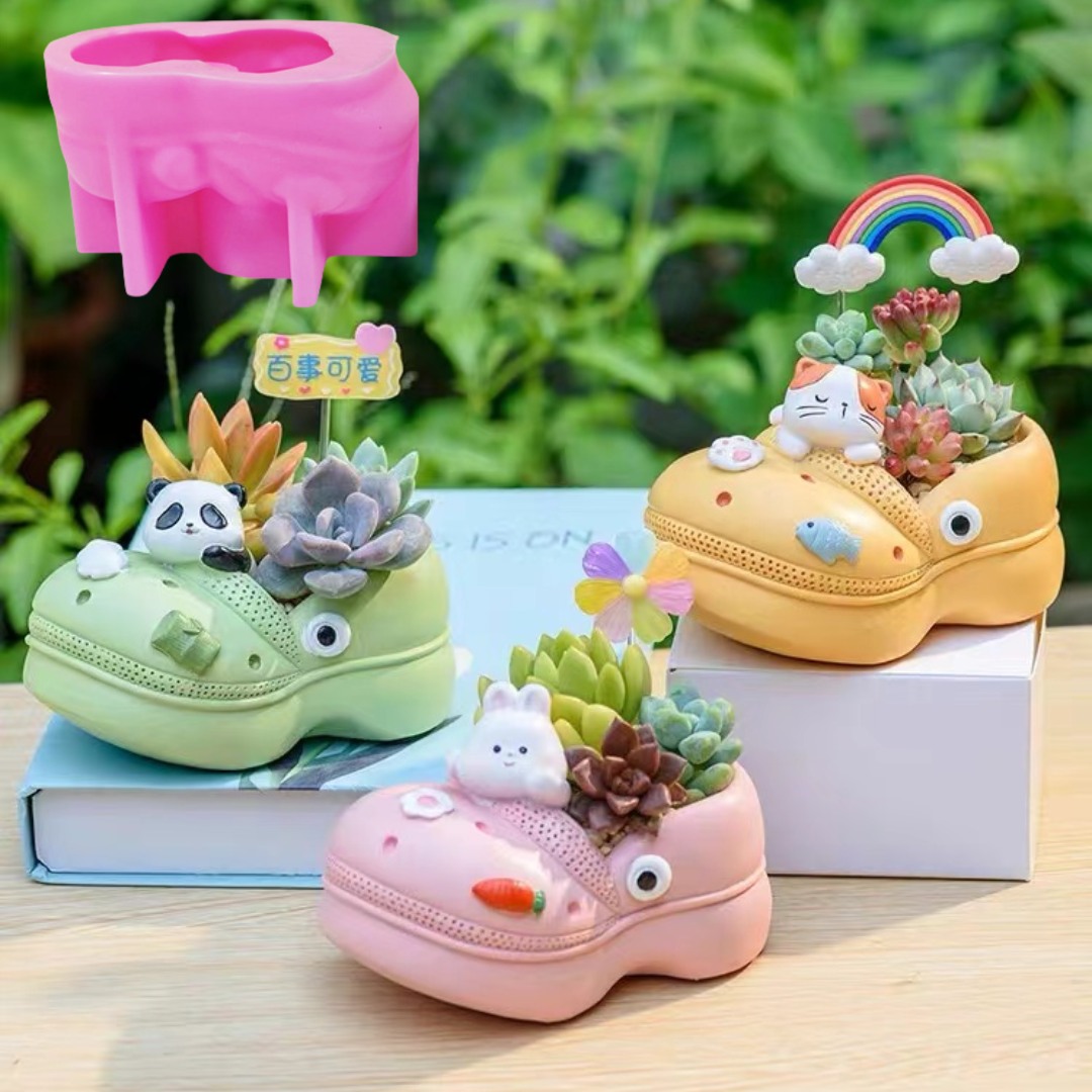 Zapatillas de animales 3D, pla - Echeveria Succulent reseña y precio