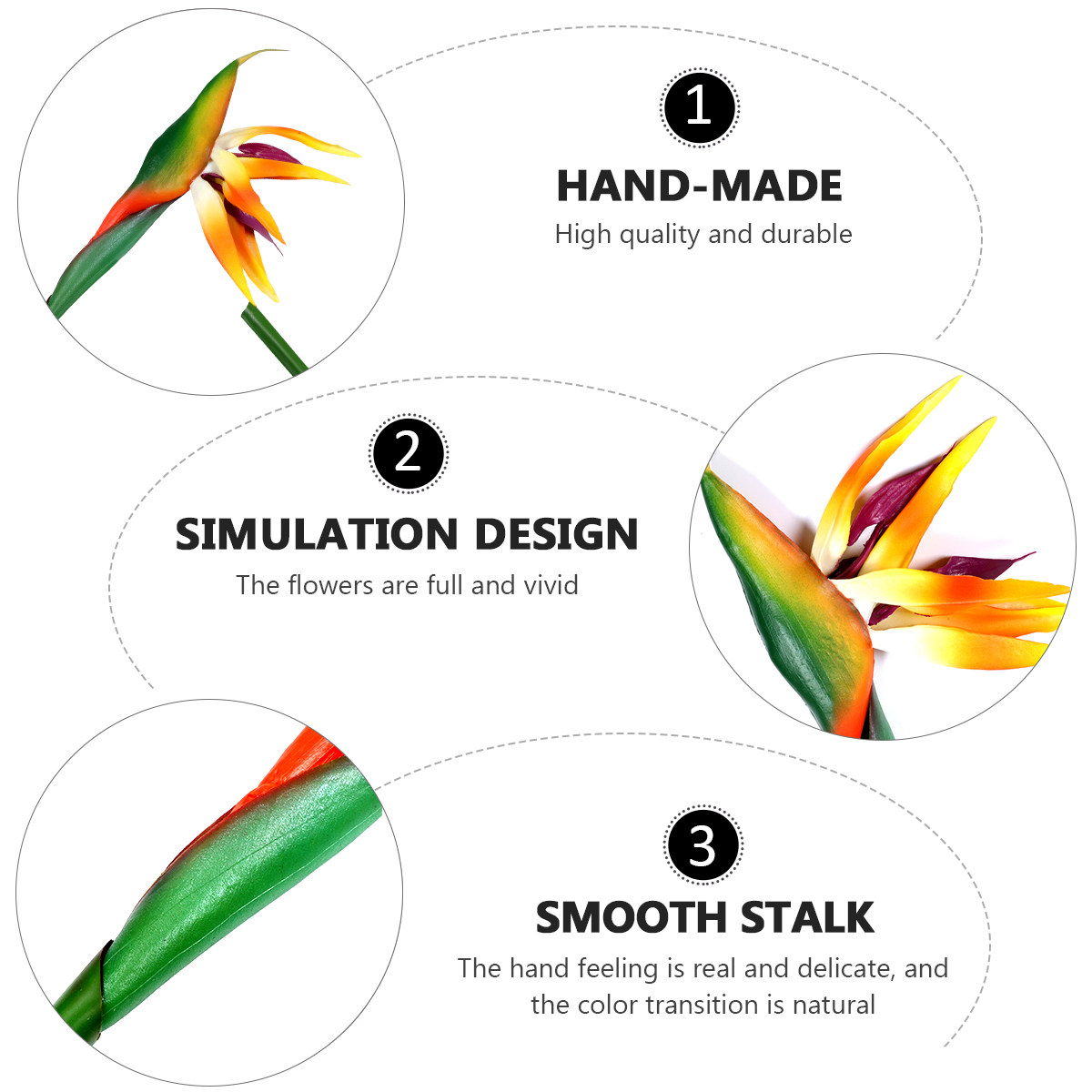 Planta Artificial de Ave del P - Bird Paradise Strelitzia reseña y precio